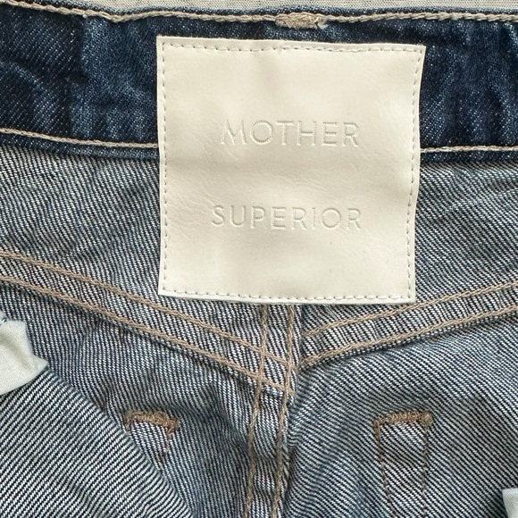 NWT MOTHER Rambler Jeans High-Rise Straight-Leg Ankle Well Stacked Size 32 - Picture 10 of 11